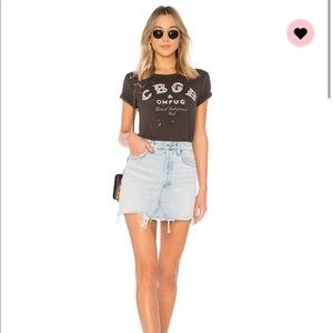 Agolde Quinn High Rise Skirt